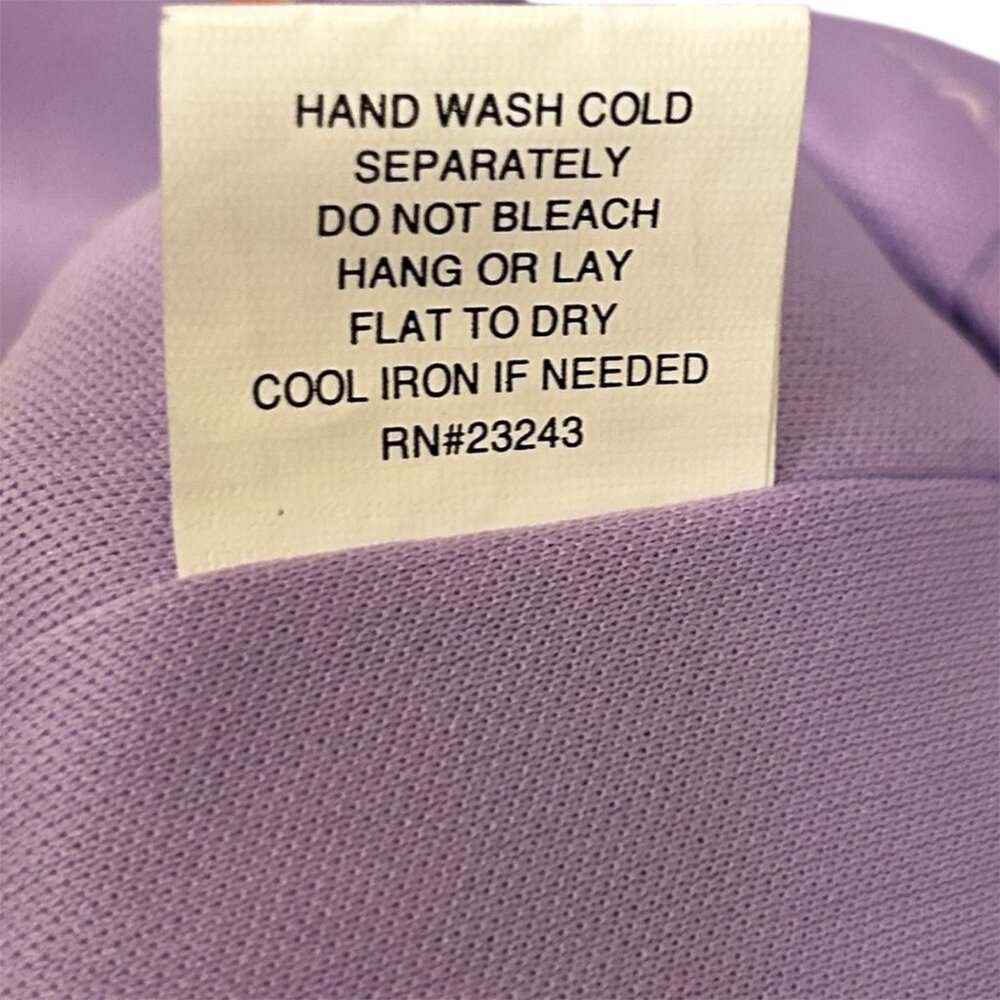 NY&Co Lavender Belted Mock Neck Sheath Dress Sleeveless Lilac Size M - Picture 9 of 9